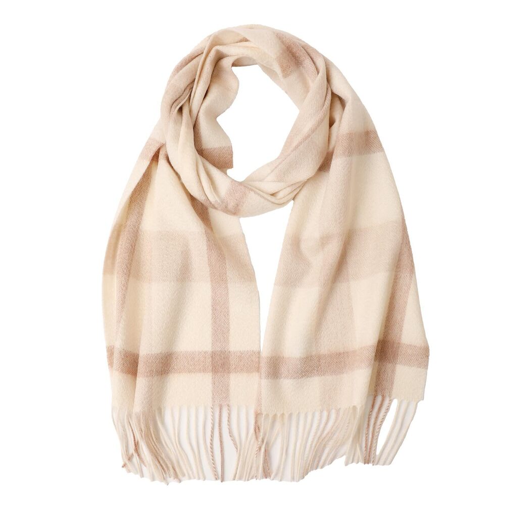 3092 100% Cashmere Plaid Tassel Scarf and , Winter Warm Long Scarves, Large